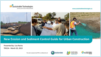 Erosion and Sediment Control Guide presentation cover page