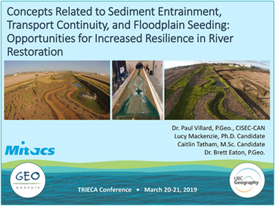 Increasing Resilience in River Restoration presentation cover page